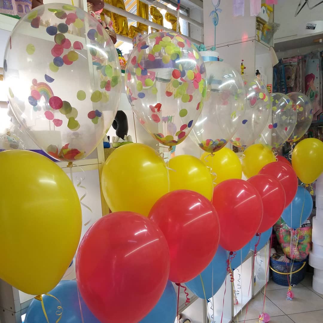 centros de mesa con globos para fiestas infantiles