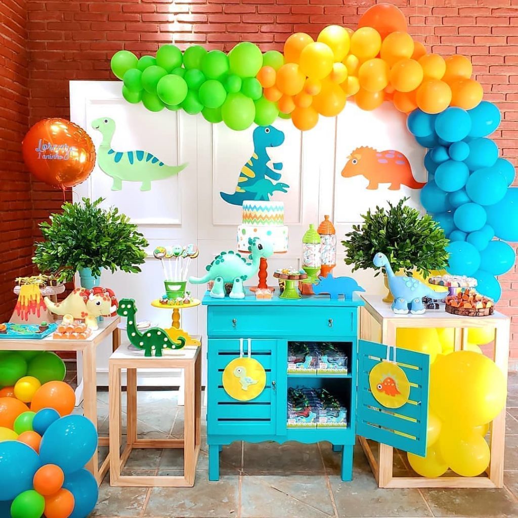 Fiesta de dinosaurios para niños Decoracion para cumpleaños