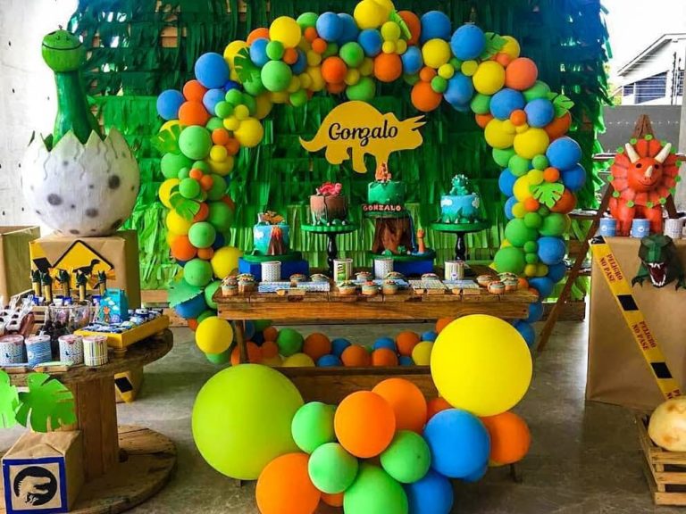 Fiesta de dinosaurios para niños Decoracion para cumpleaños