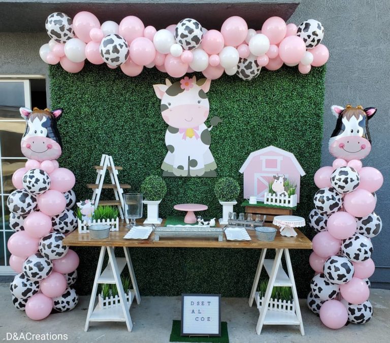 Ideas para fiesta de la vaca lola Decoración de cumpleaños