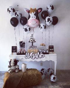 Ideas para fiesta de la vaca lola Decoración de cumpleaños